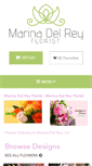 Mobile Screenshot of marinadelreyflorist.com